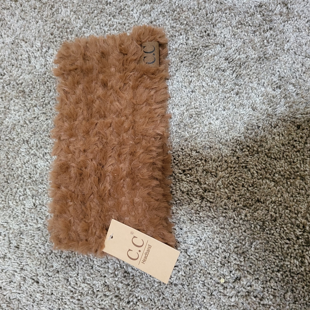 C.C Fuzzy Brown Headband